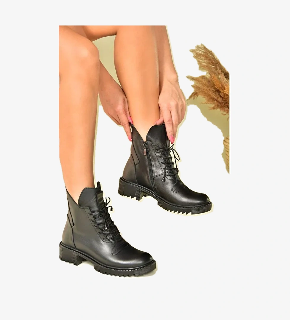 N5552662 Siyah Kadın Bot - Görsel 1