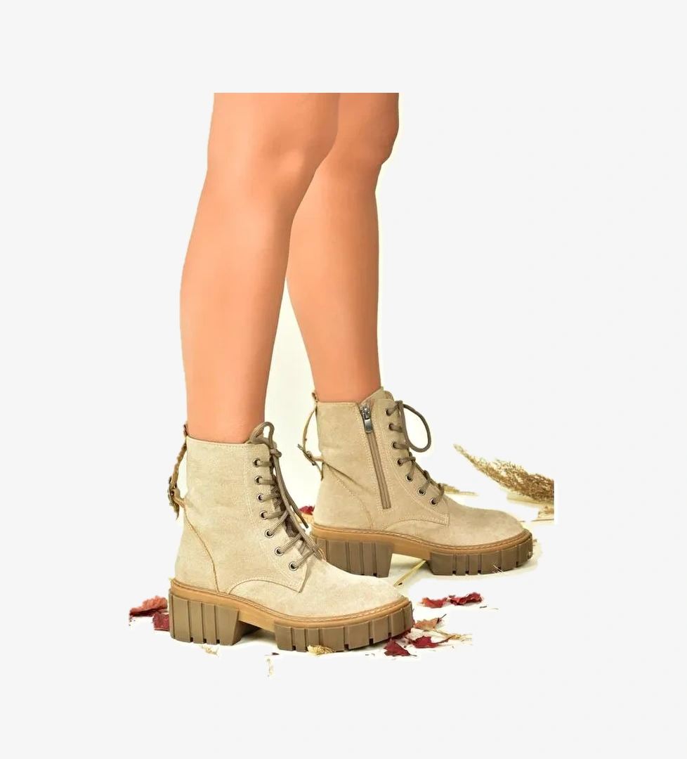 Fox Shoes N8202002 Ten Siyah Kadın Bot model görseli