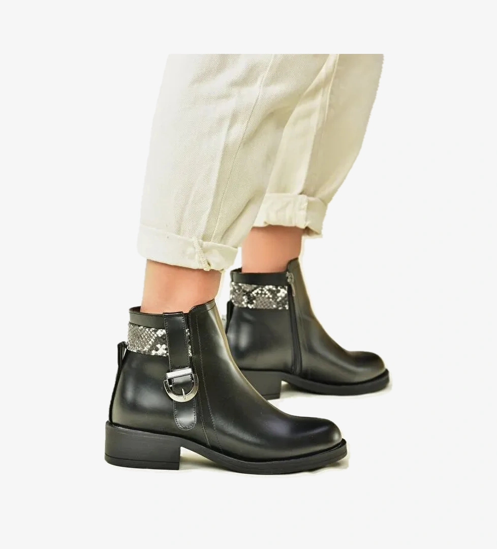 N5184001 Siyah Kadın Bot - Görsel 1