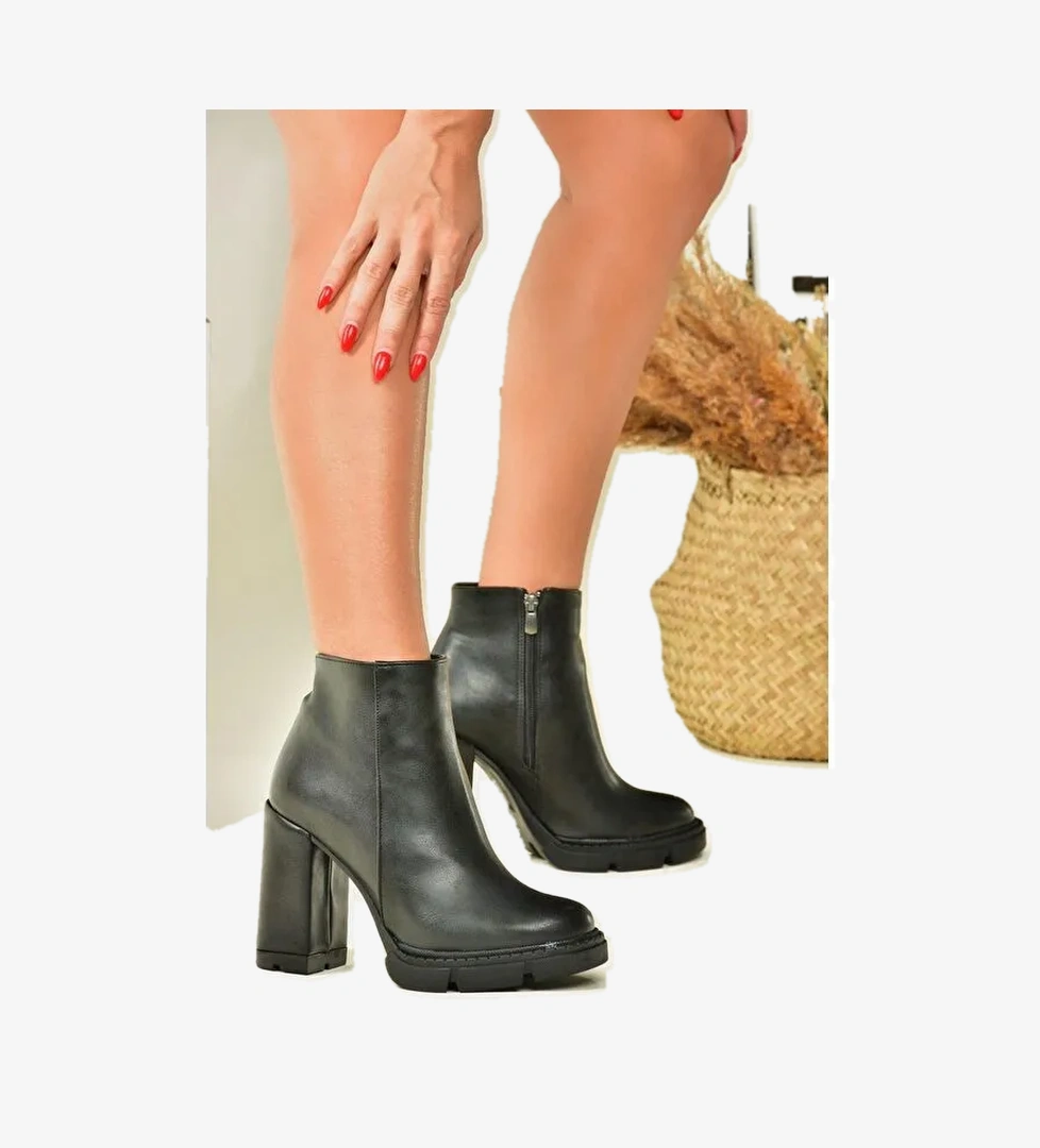 Fox Shoes N2827703 Siyah Kadın Bot model görseli