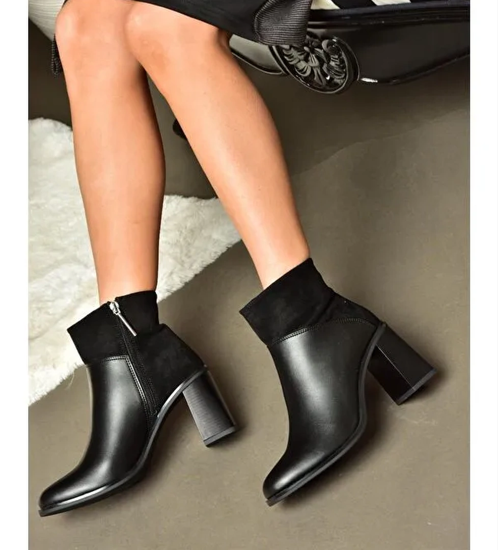R5181012 Siyah Kadın Bot - Görsel 1