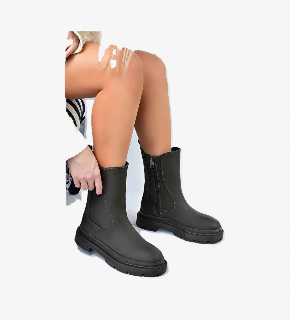 Fox Shoes L9737940 Haki Kadın Bot model görseli