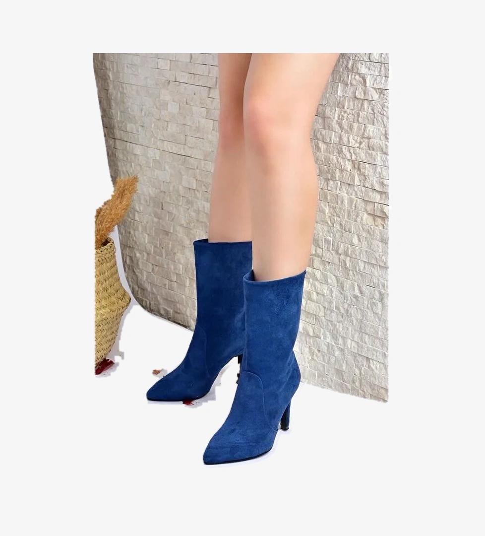 L4048913 Lacivert Kadın Bot