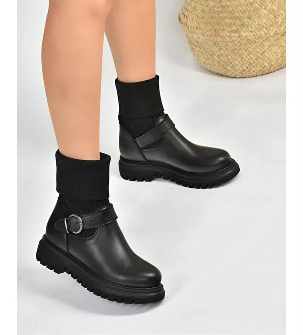 L5240217 Siyah Kadın Bot - Görsel 1