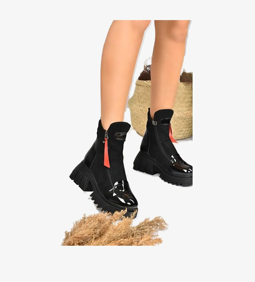 Fox Shoes L2390018 Siyah Kadın Bot model görseli