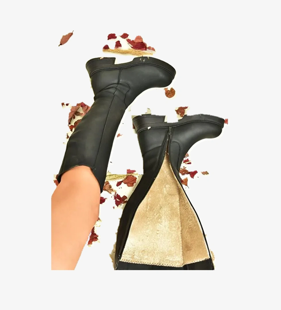 Fox Shoes N6742651 Siyah Kadın Çizme model görseli