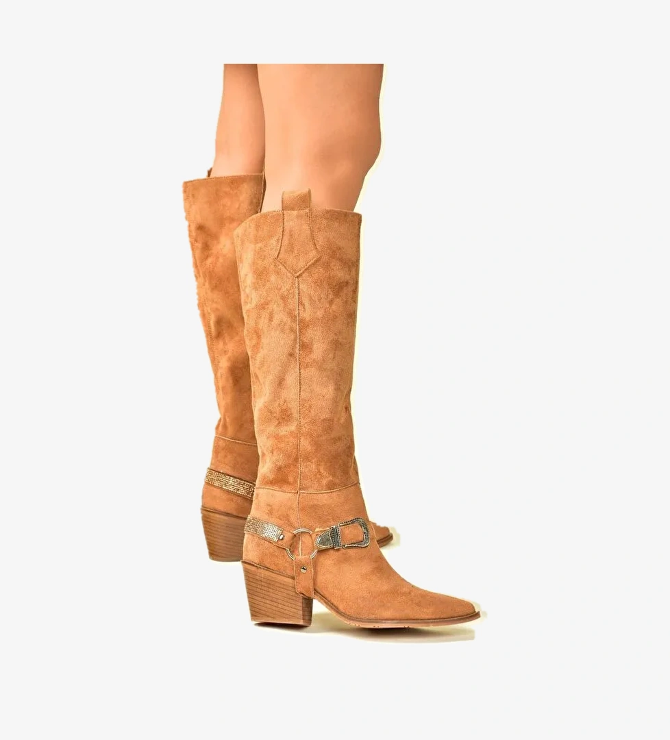 N8828807 Taba Kadın Çizme - Görsel 1