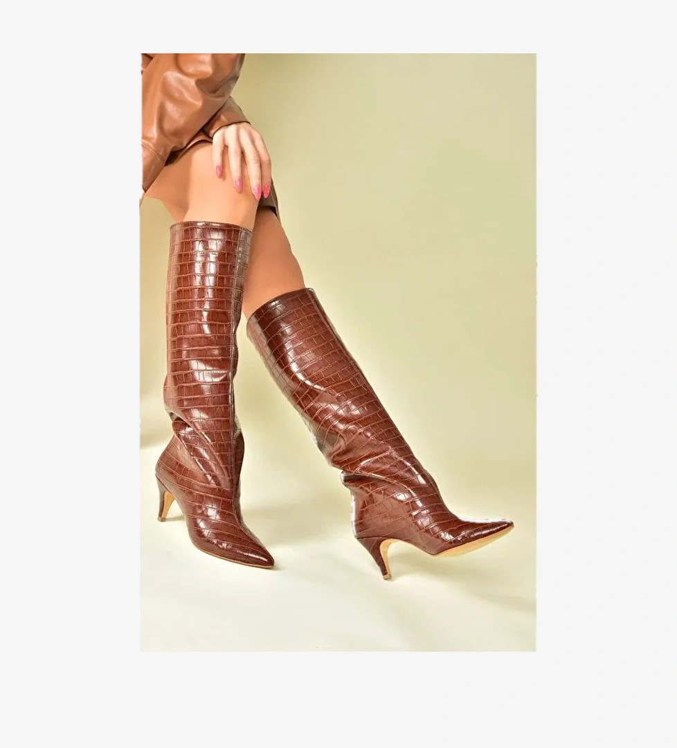 N7492040 Taba Kadın Çizme