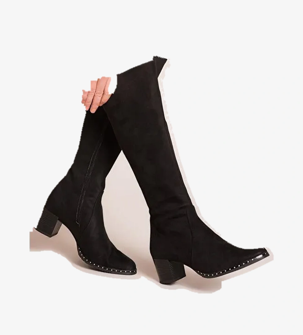 C654652702 Siyah Kadın Çizme - Görsel 1