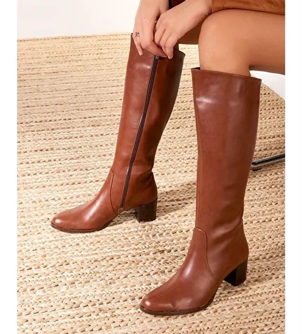 Taba Kadın Çizme A654252709 - Görsel 1