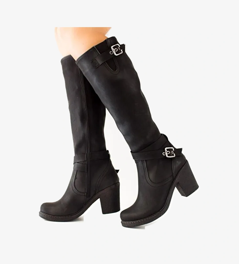 C674250109 Siyah Kadın Çizme