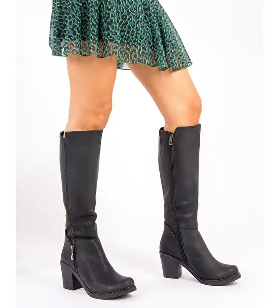 G674252009 Siyah Kadın Çizme