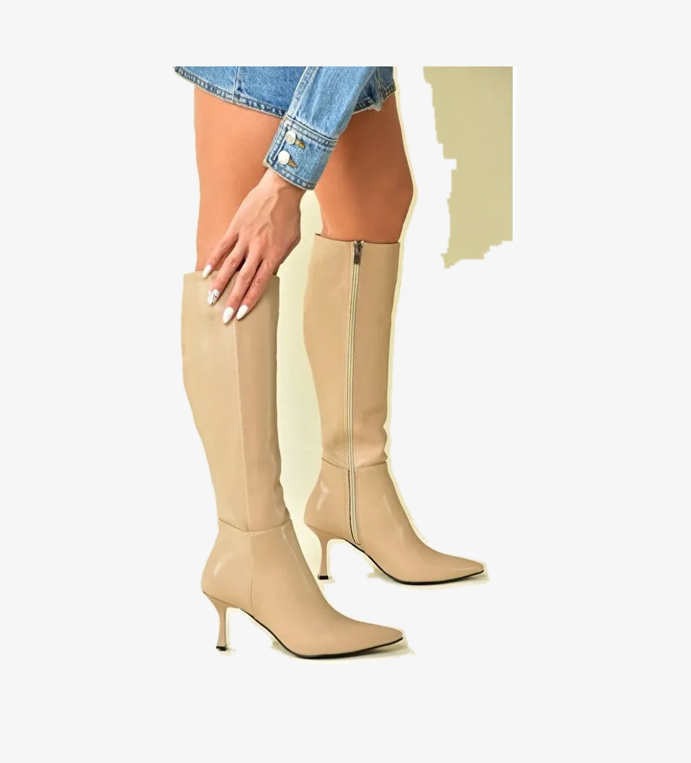 N2821101 Ten Kadın Çizme - Görsel 1