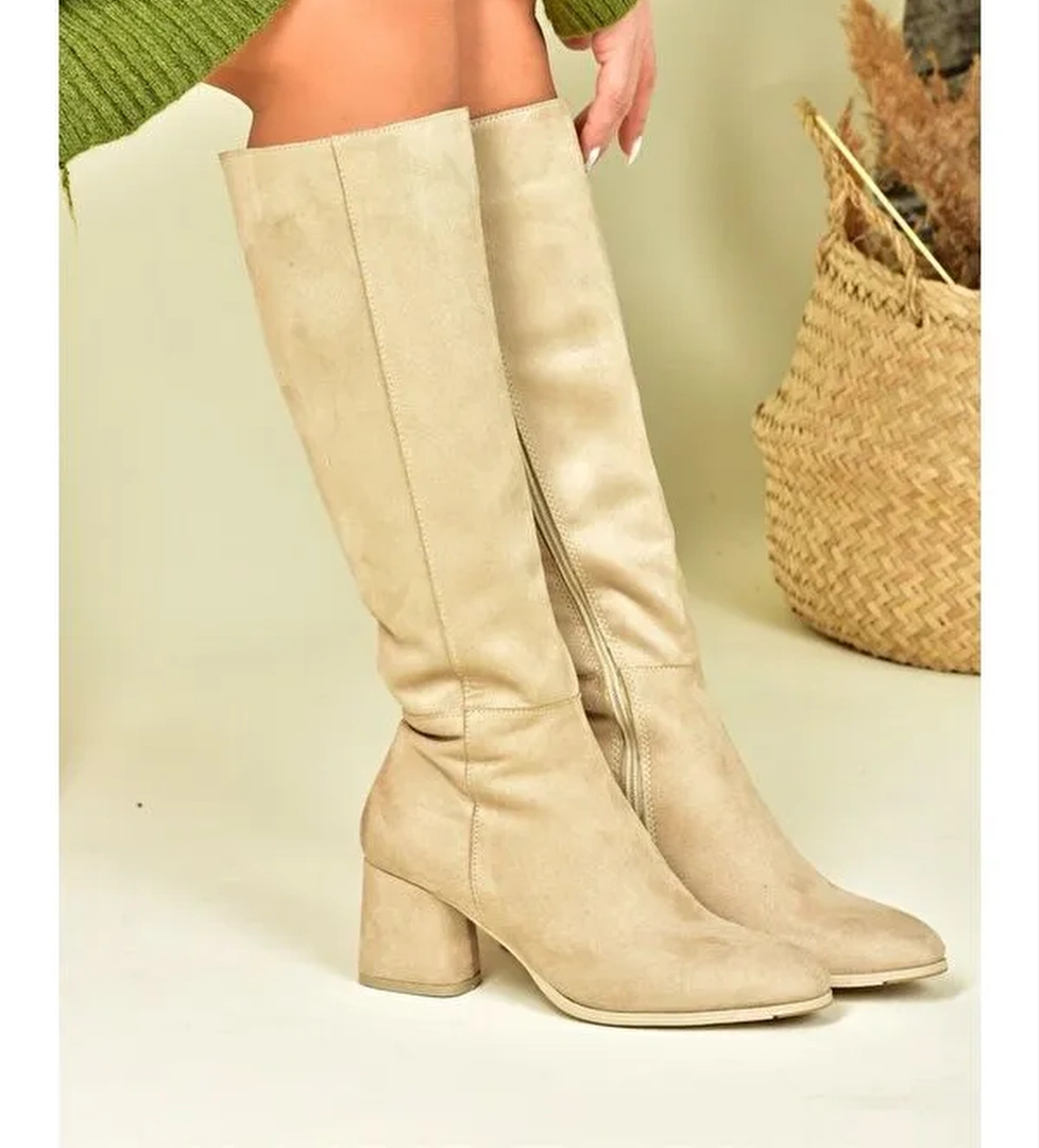 J848300102 Ten Kadın Çizme - Görsel 1