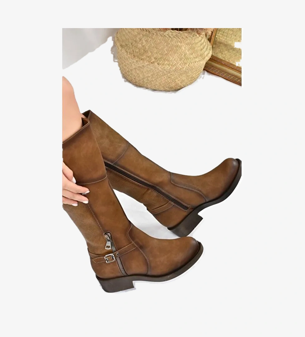 C674270109 Vizon Kadın Çizme - Görsel 1