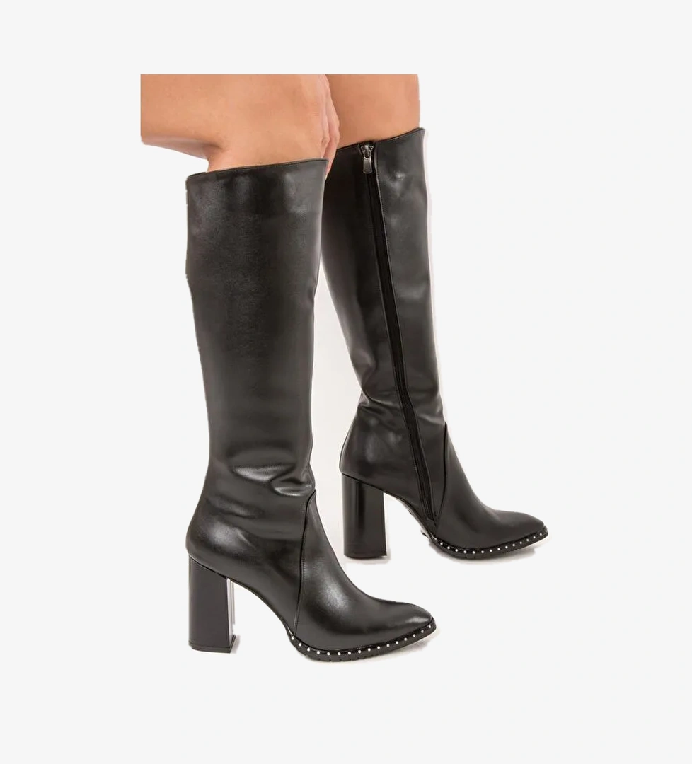 Fox Shoes C654088509 Siyah Kadın Çizme model görseli