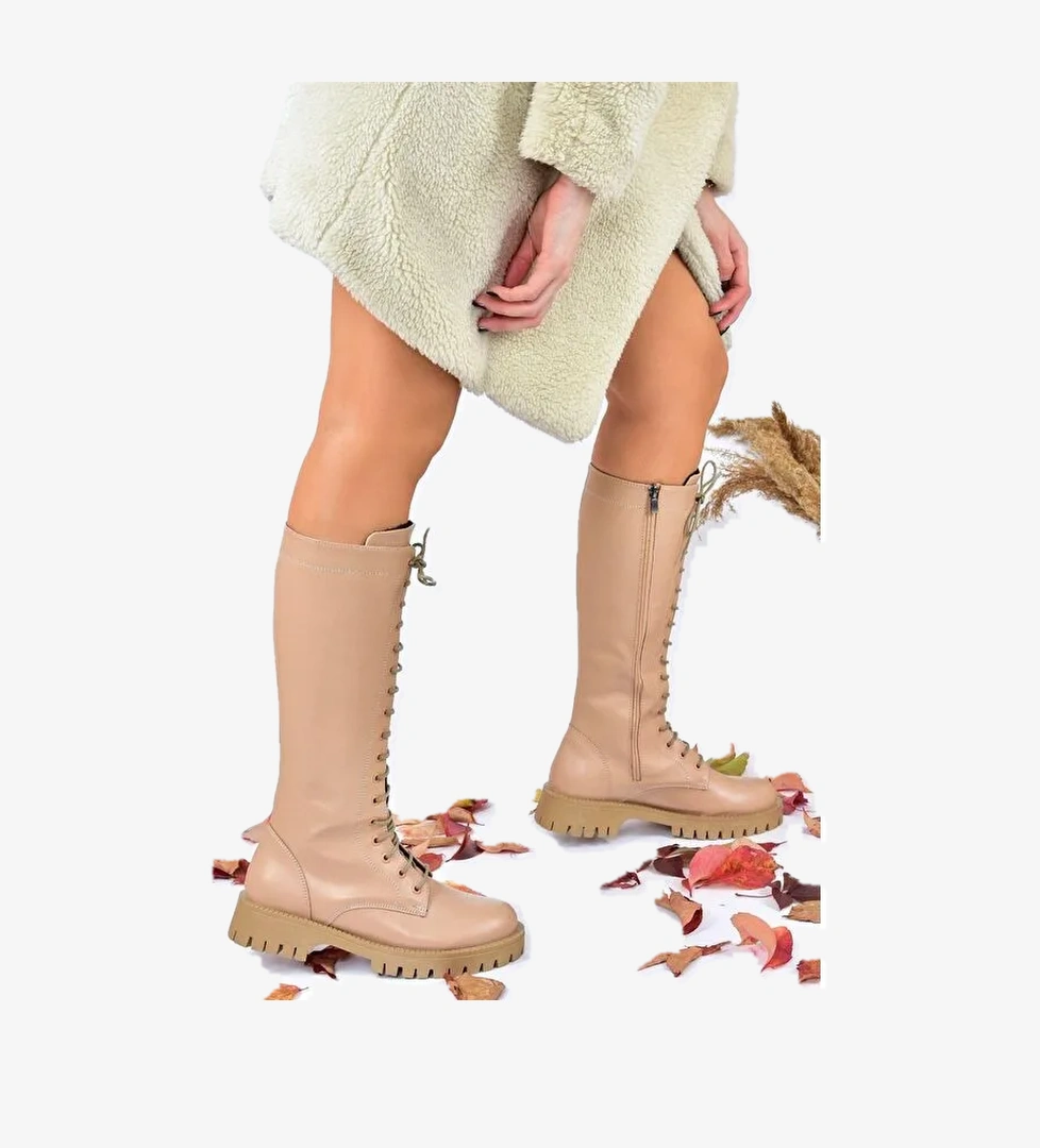 L4301940 Ten Kadın Çizme - Görsel 1