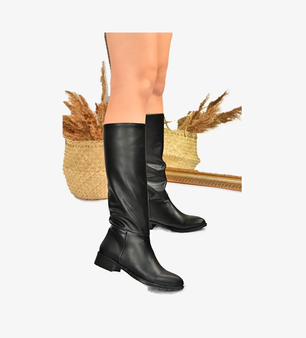 L7266009 Siyah Kadın Çizme - Görsel 1