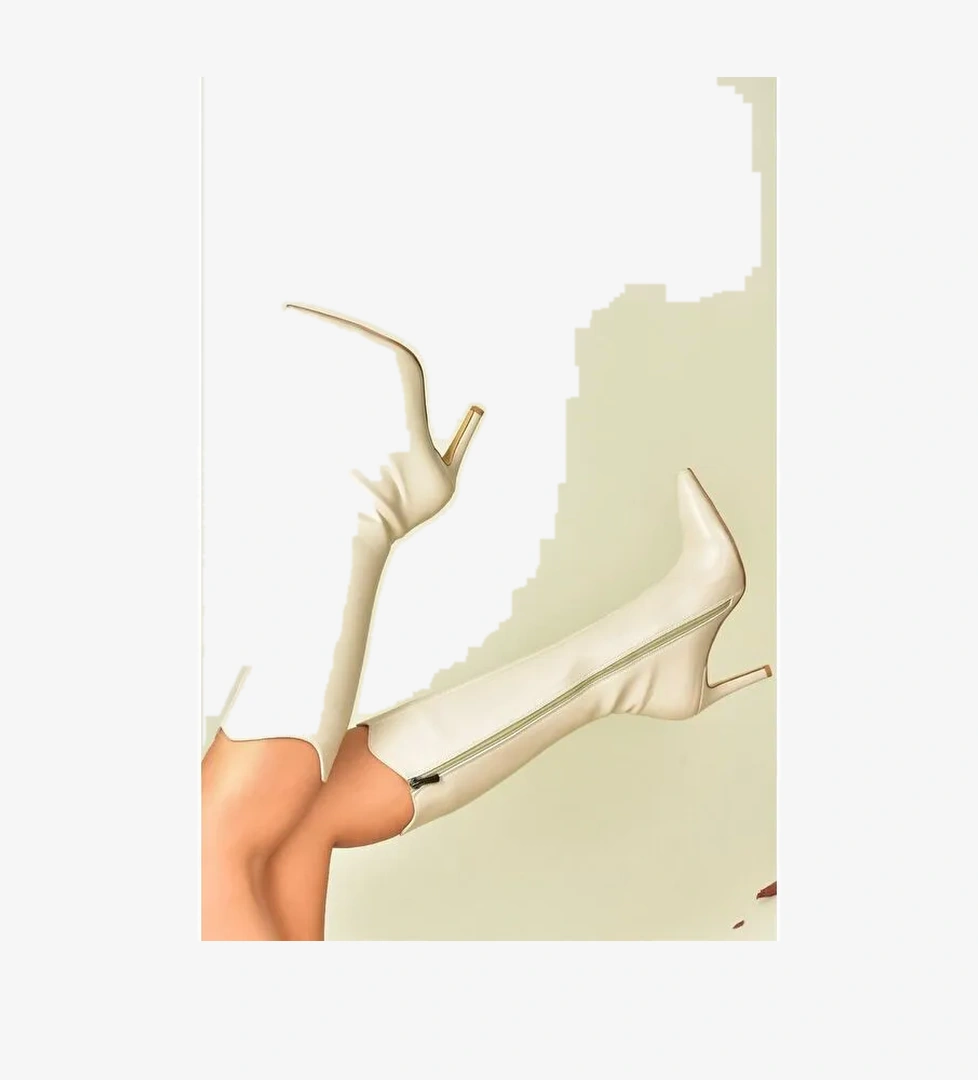 N8201200 Ten Kadın Çizme - Görsel 1