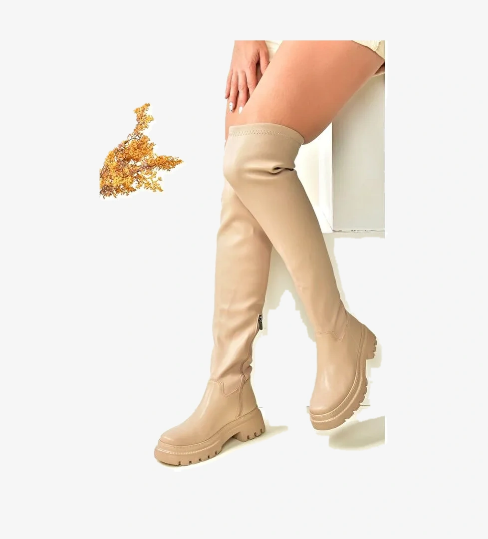 N4040020 Ten Kadın Çizme - Görsel 1