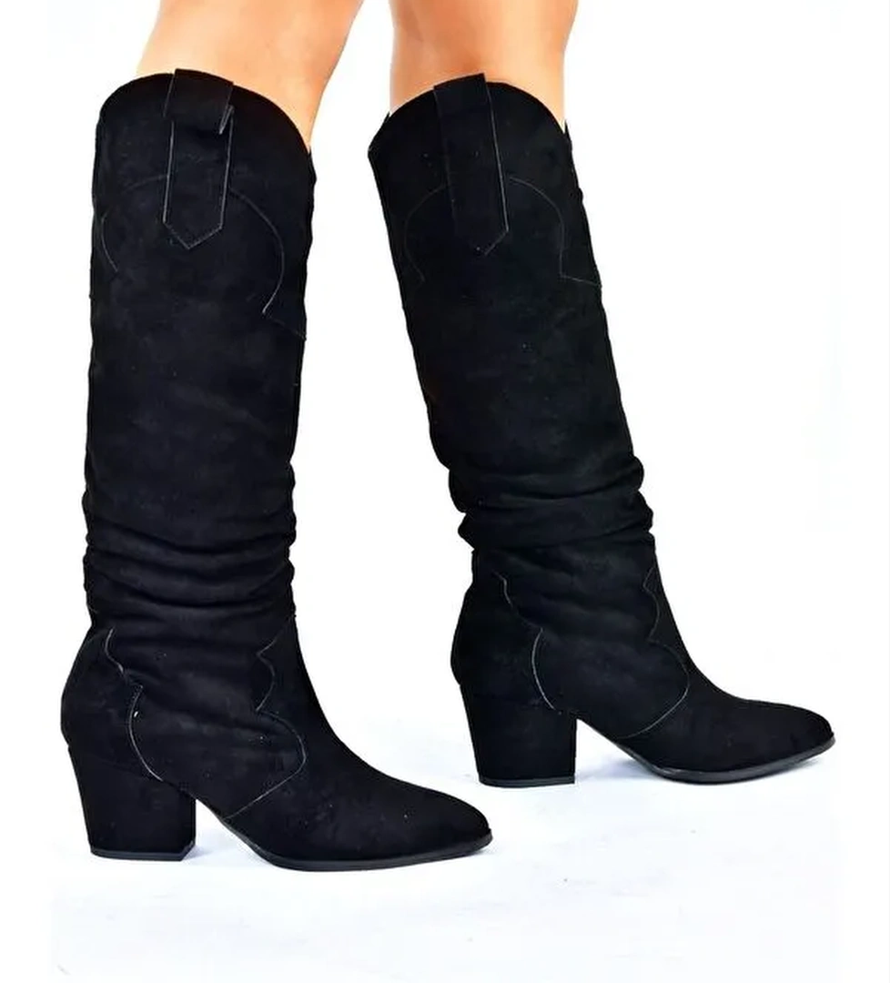 L2960068 Siyah Kadın Çizme - Görsel 1