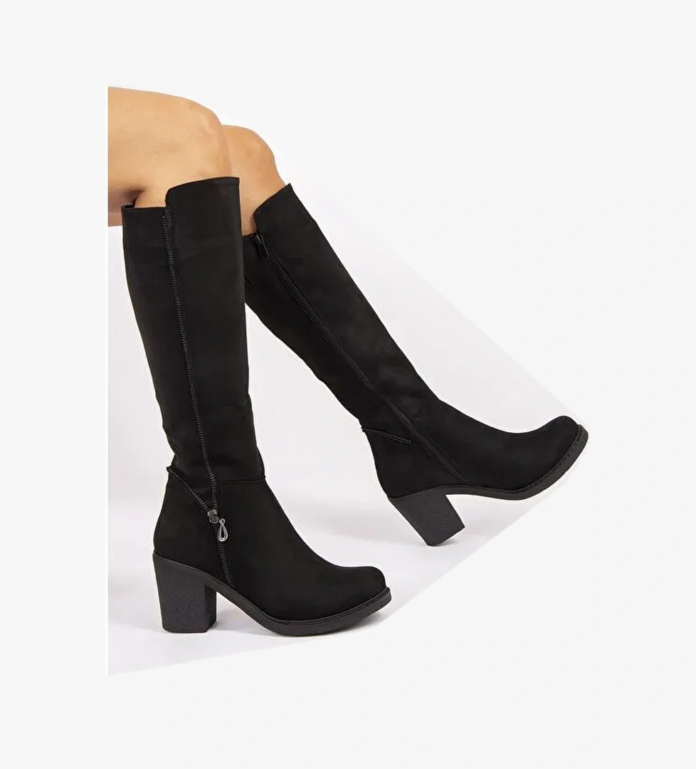 G674252002 Siyah Kadın Çizme - Görsel 1