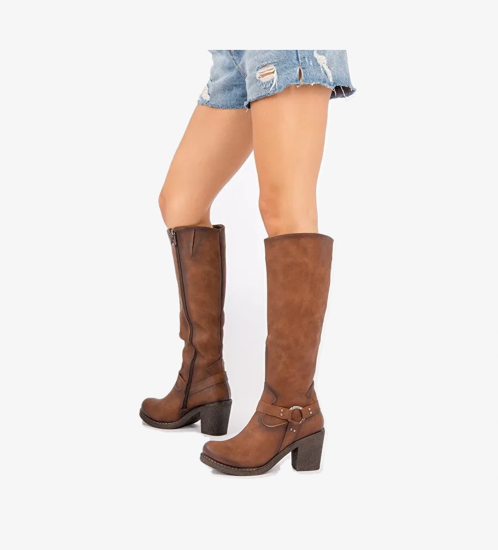 E674250009 Taba Kadın Çizme