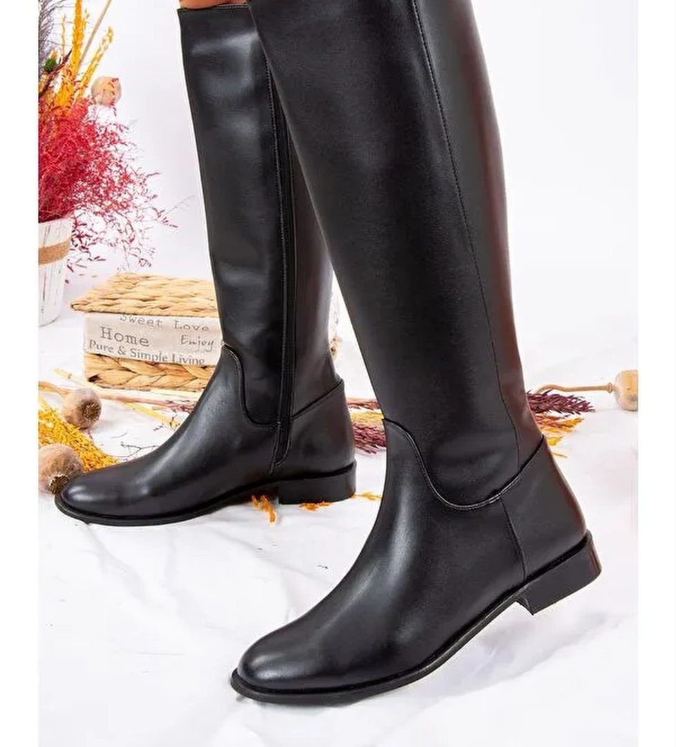 J654065609 Siyah Kadın Çizme