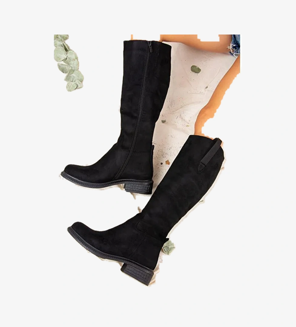 J674272102 Siyah Kadın Çizme - Görsel 1