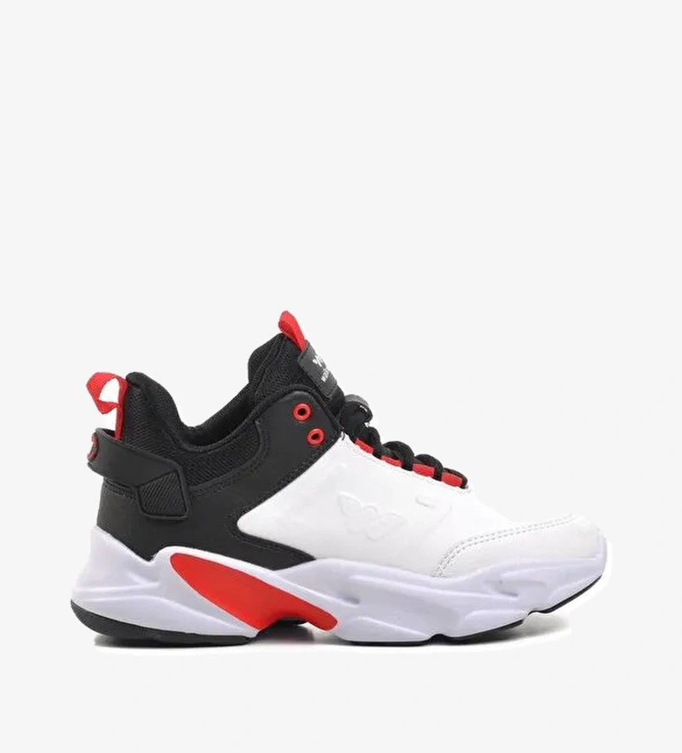 Slam Dunk Beyaz Bağcıklı Unisex Basketbol Ayakkabısı