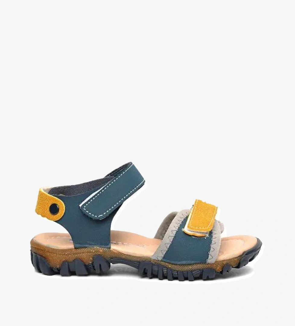 Ortopedik Cırtlı Erkek Çocuk Sandalet 22Y06