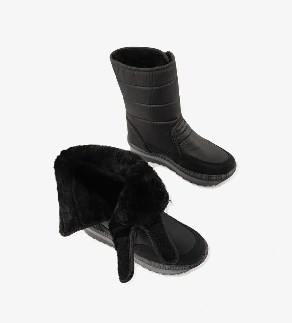 Bunny Çocuk İçi Kürklü Cırtlı Yağmur Ve Kar Botu