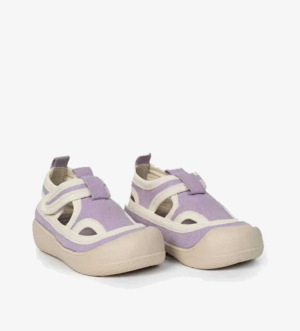 Yuvarlak Burunlu Cırt Cırtlı Erkek Çocuk Sandalet Ayakkabı