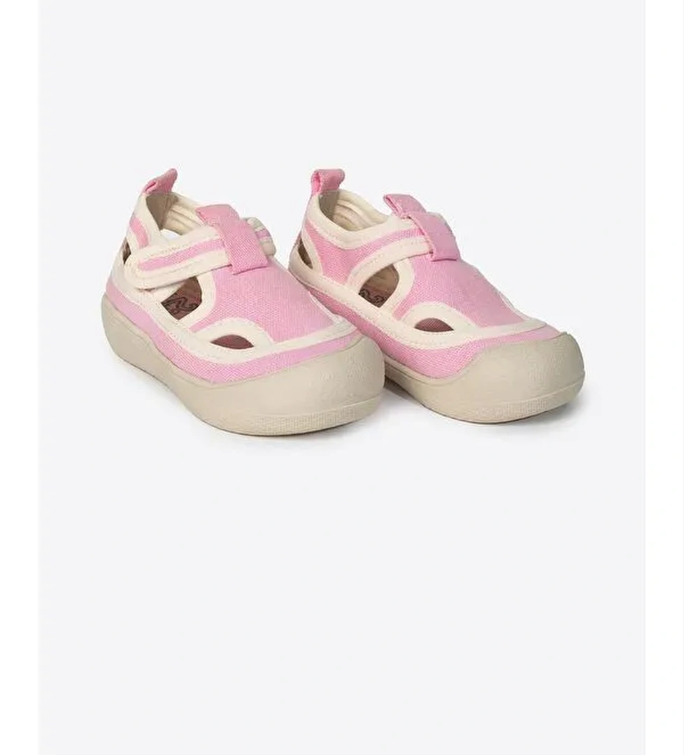 Yuvarlak Burunlu Cırt Cırtlı Erkek Çocuk Sandalet Ayakkabı - Görsel 1