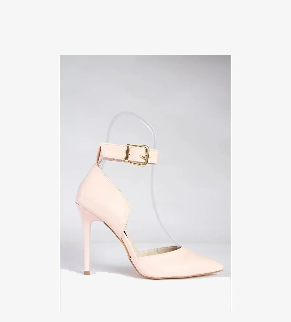 Pudra Kadın Topuklu Ayakkabı K654073309