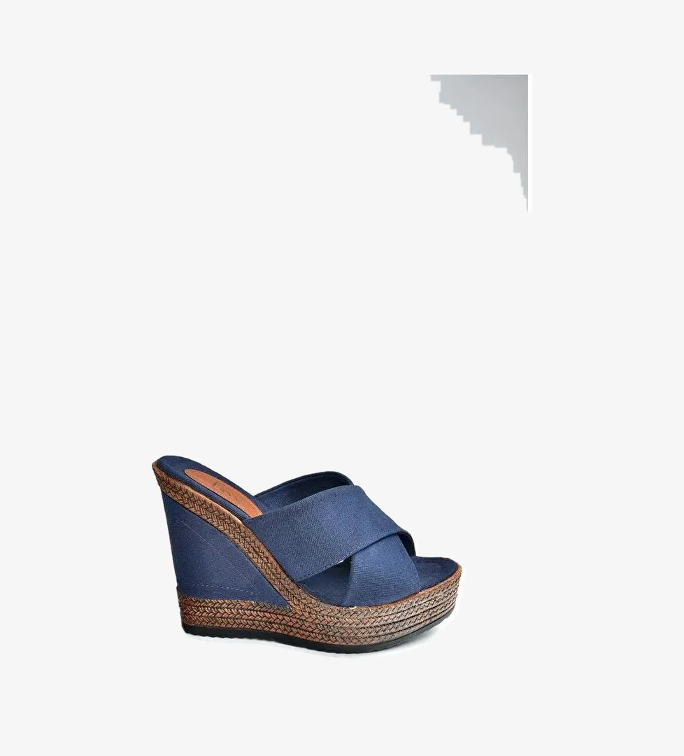 F674072005 Lacivert Kadın Terlik