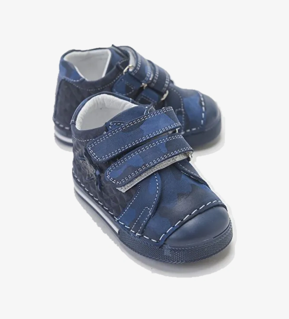 Mnpc Erkek Çocuk Kum Lacivert Hakiki Deri İlk Adım Günlük Ayakkabı model görseli