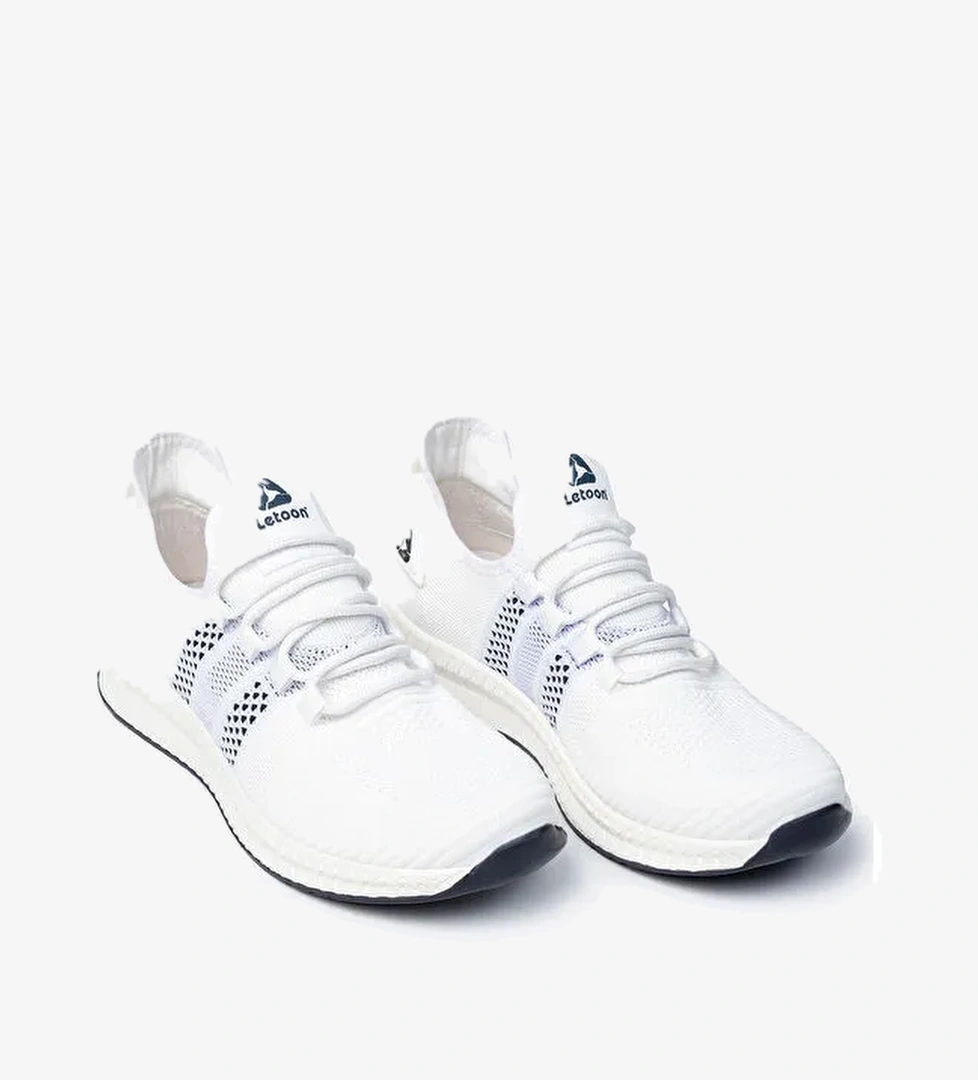 Yuvarlak Burunlu Bağcıklı Erkek Spor Ayakkabı - Görsel 1