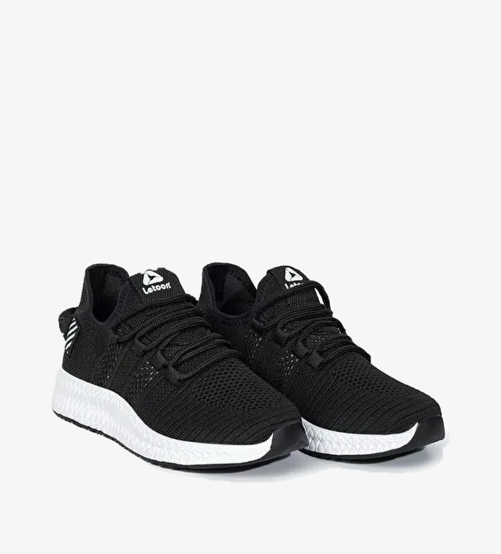 Yuvarlak Burunlu Bağcıklı Erkek Spor Ayakkabı - Görsel 1