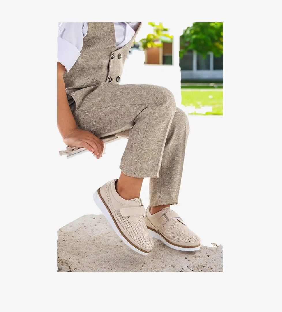 Circum Cilt Cırtlı Erkek Çocuk Okul Sünnet Ayakkabısı