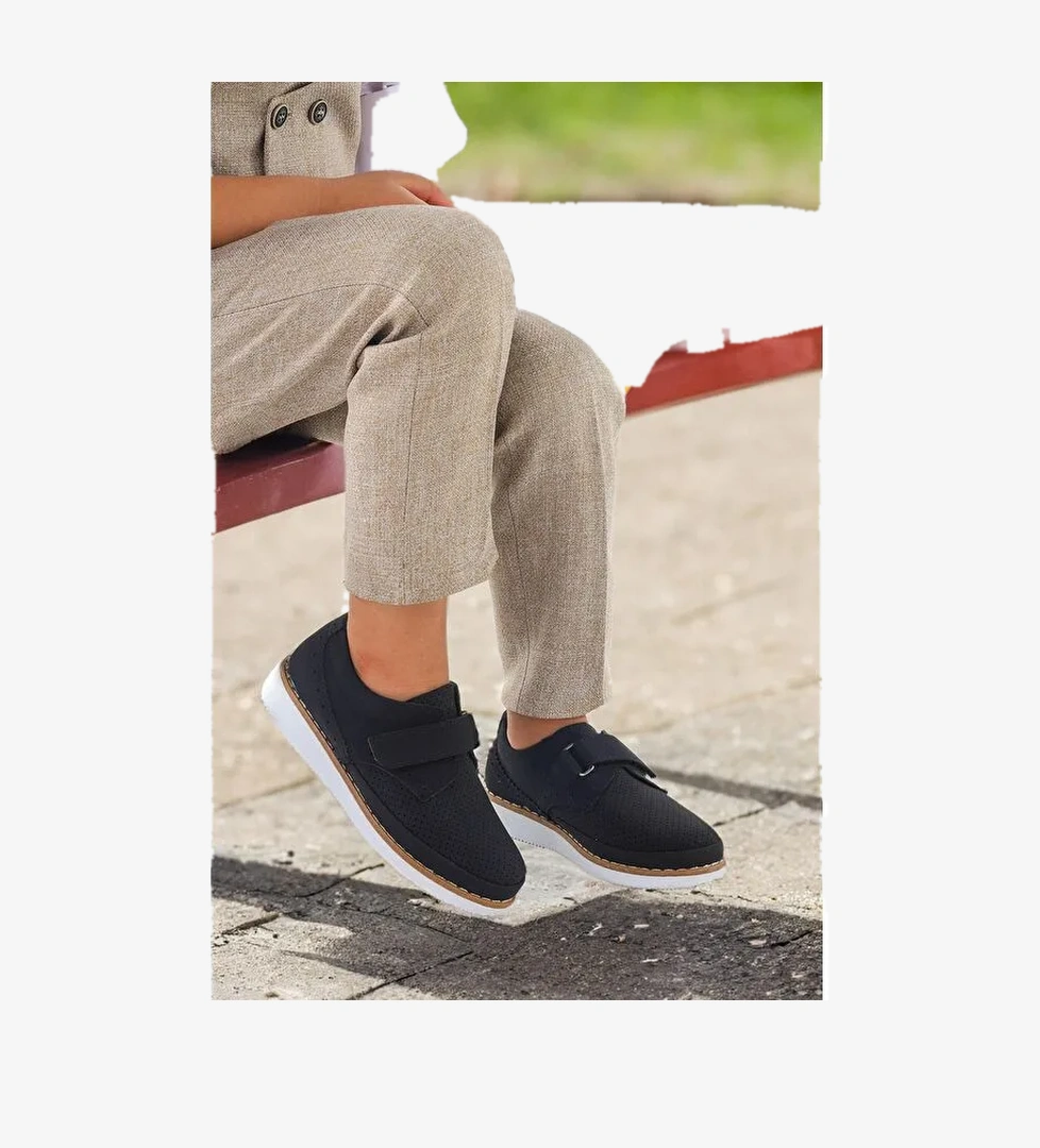 Circum Nubuk Cırtlı Erkek Çocuk Okul Sünnet Ayakkabısı