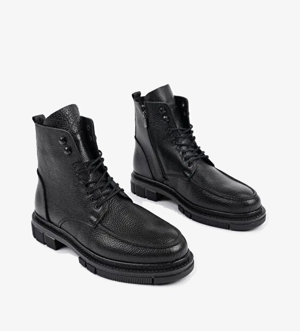 DARWİN Fermuarlı Bağcıklı Erkek Kışlık Bot - Görsel 1