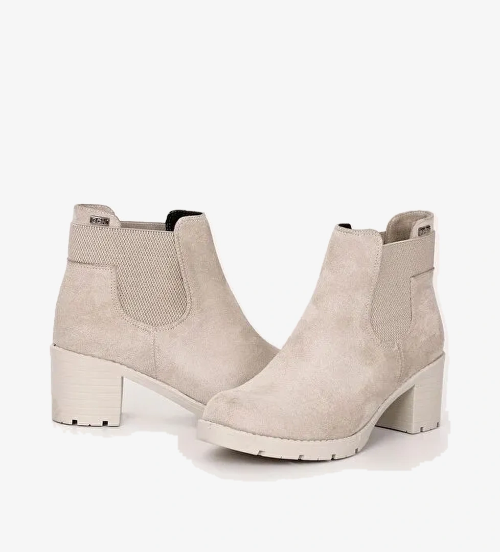 TEN Topuklu Yuvarlak Burun Kadın Günlük Chelsea Bot 35300