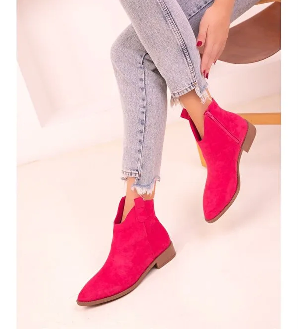 Soho Exclusive Fuşya Soho Exclusive Süet Görünümlü