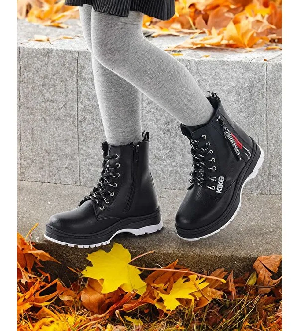 Fermuarlı Termo Taban Kız Çocuk Bot 623 Cilt