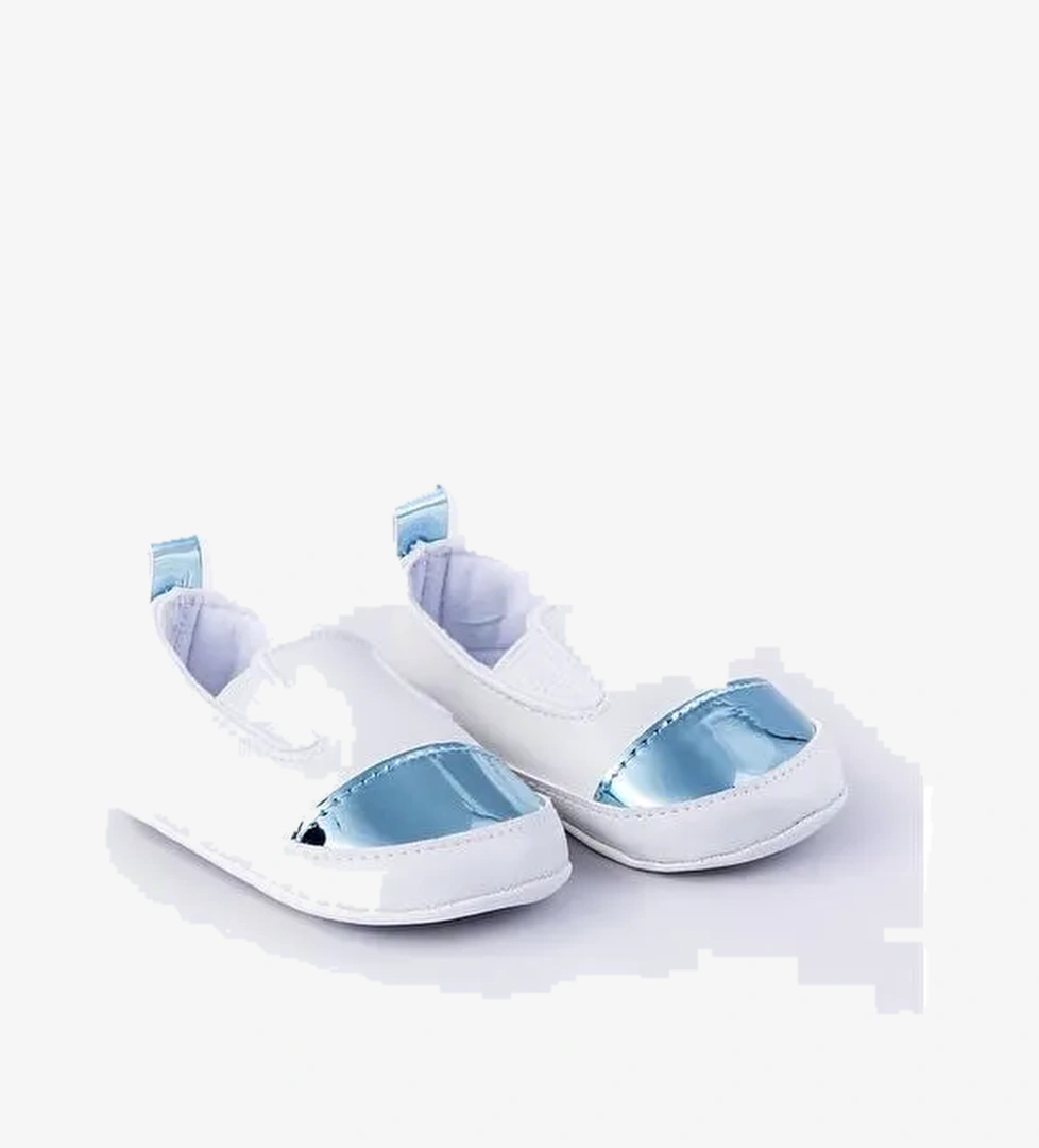 Aynalı Patik Mavi - Görsel 1