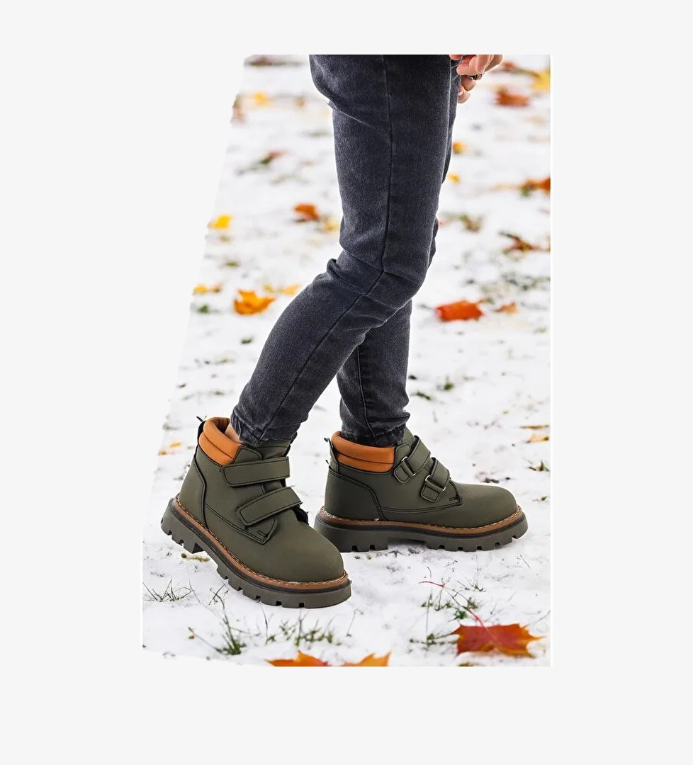 Cırtlı Erkek Çocuk Bot Ayakkabı Arz 3340