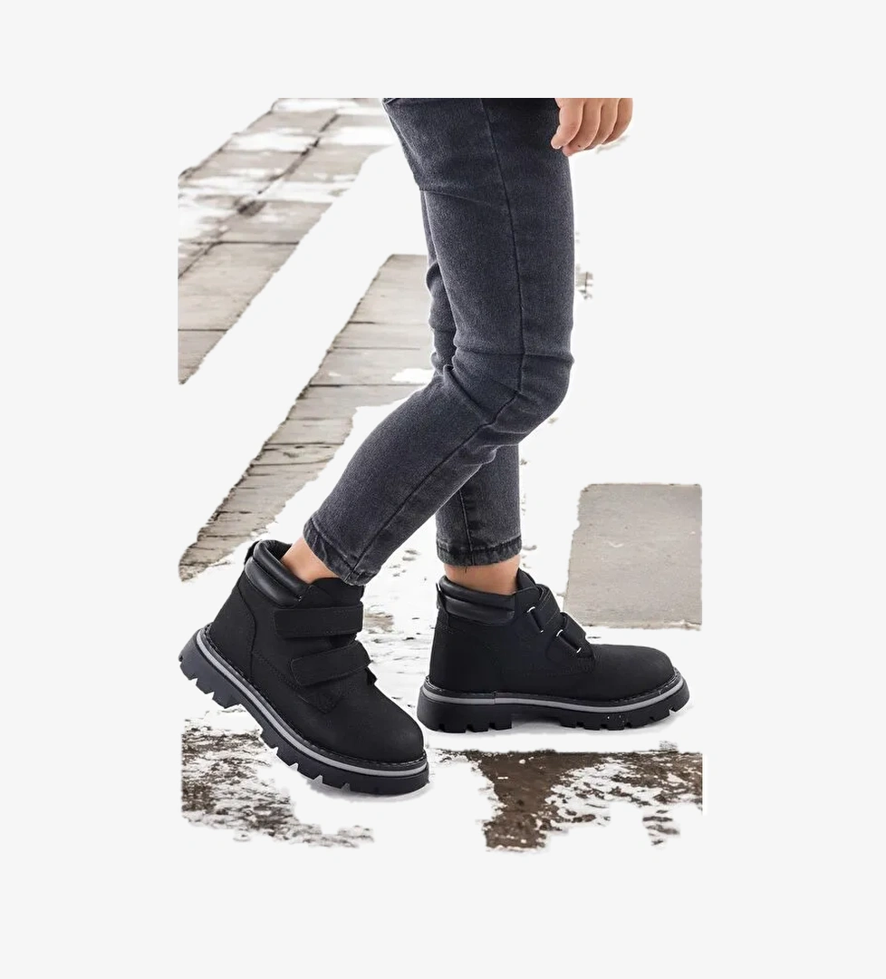 Cırtlı Erkek Çocuk Bot Ayakkabı Arz 3340 - Görsel 1