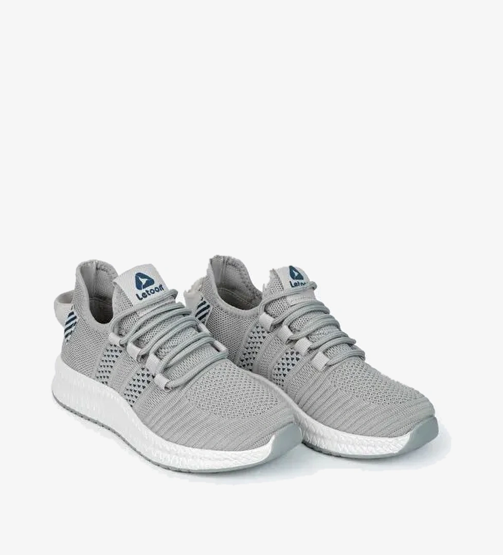 Yuvarlak Burunlu Bağcıklı Erkek Spor Ayakkabı - Görsel 1