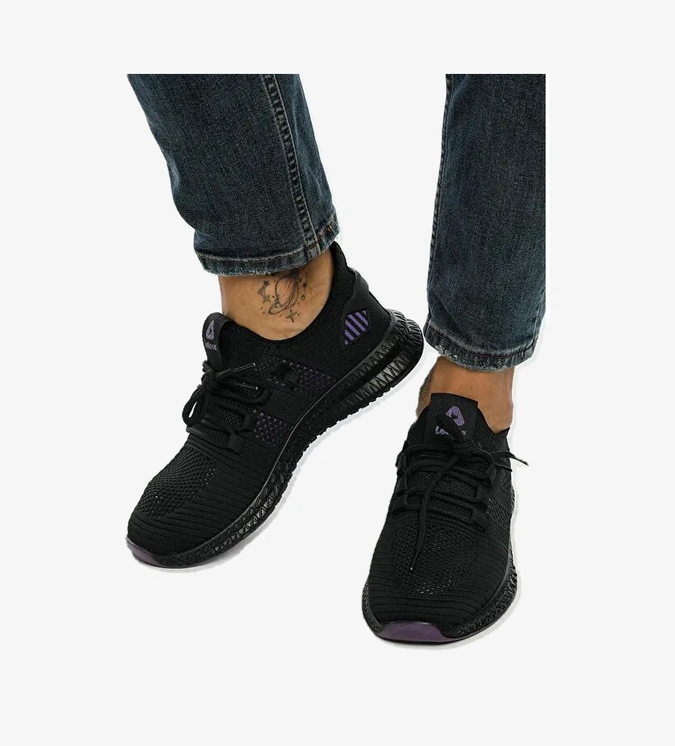 Yuvarlak Burunlu Bağcıklı Erkek Spor Ayakkabı - Görsel 1